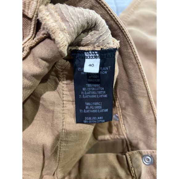 Isabel Marant Etoile Alone Capri Pants With Ankle Zip Sz 40 - Picture 7 of 9